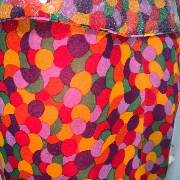 Vintage 1980's David Hayes Sequined Silk S… - Picture 11 of 12